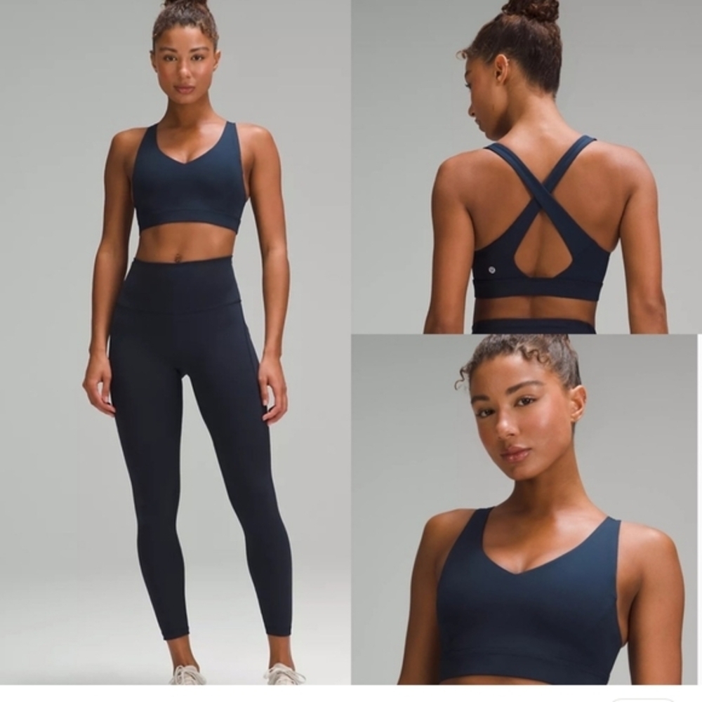 Nwt lululemon Envital Bra B/C sz 8 True Navy